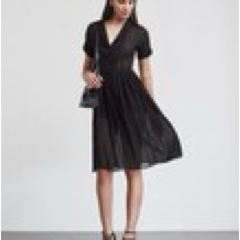 Rare! Reformation Black Sheer Midi Dress
